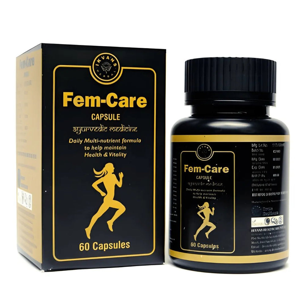 Fem - Care Ayurvedic Capsules (60 Capsules) – Daily Multi - Nutrient Formula for Health & Vitality - Ytaliti Ayurveda
