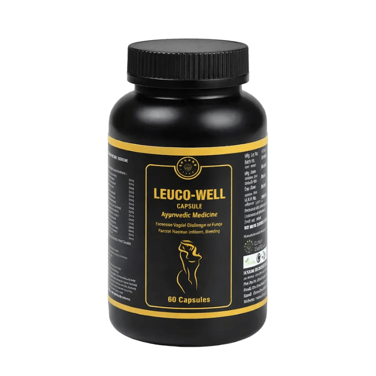 Leuco - Well Ayurvedic Capsules (60 Capsules) – Relief from Excessive Vaginal Discharge & Bleeding - Ytaliti Ayurveda